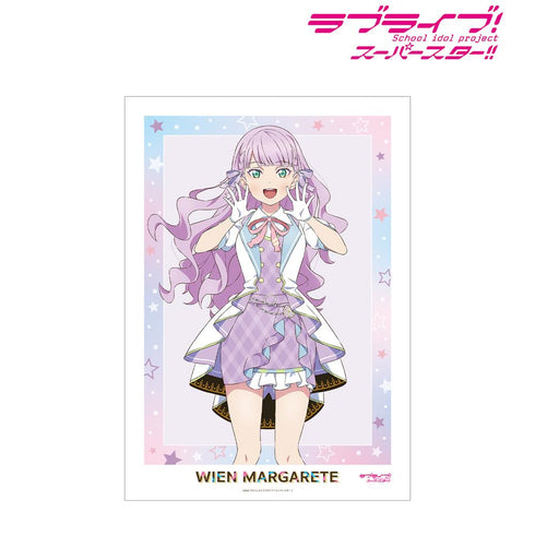 『ラブライブ!スーパースター!!』描き下ろし ウィーン・マルガレーテ MIRACLE NEW STORYver. A3マット加工ポスター【202510再販】